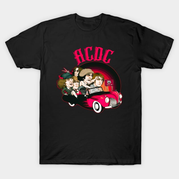 acdc T-Shirt by pemudaakhirjaman